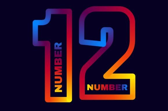 3D Number Logo Vector: A Bold Graphic Design Asset for Local Business Branding