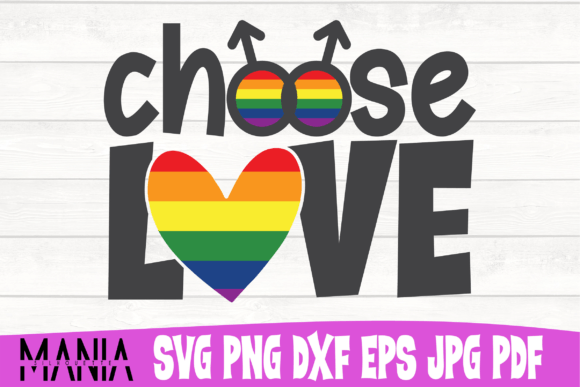 Choose Love Gay Svg Cut File Design Review