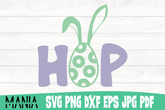 Easter Hop SVG Design: A Versatile Graphic Template for Handmade Creations