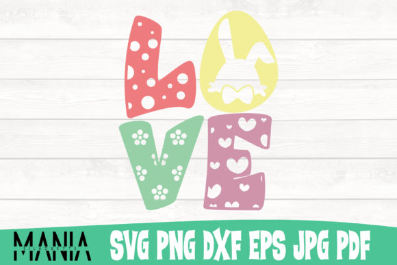 Easter Love SVG Design for Festive Branding and Local Business Graphics