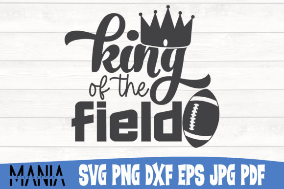 Football King of the Field Graphic Templates: A Bold Visual Asset for Branding and Merch Projects