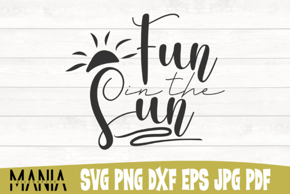 Fun in the Sun SVG Design for Vibrant Branding and Packaging