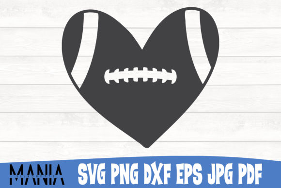 Heart Football Svg Design: A Versatile Graphic Template for Branding and Marketing