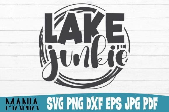 Lake Junkie SVG Design: A Versatile Graphic Template for Local Business Branding