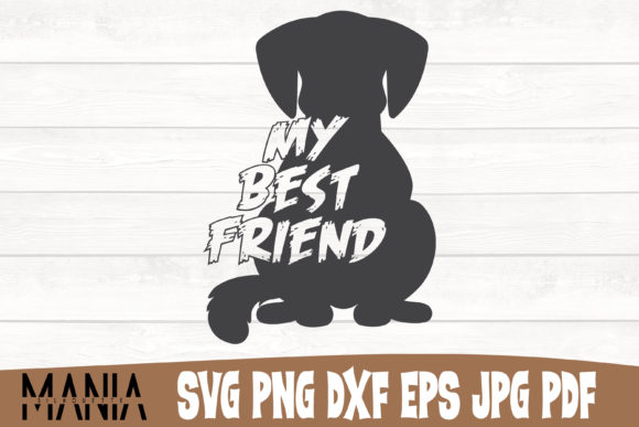 My Best Friend SVG Design: A Friendly Graphic Template for Branding and Packaging