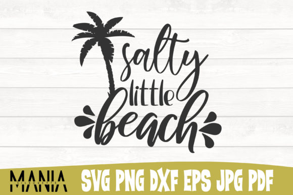 Salty Little Beach SVG Cut File Design Review: A Coastal-Inspired Embroidery Asset
