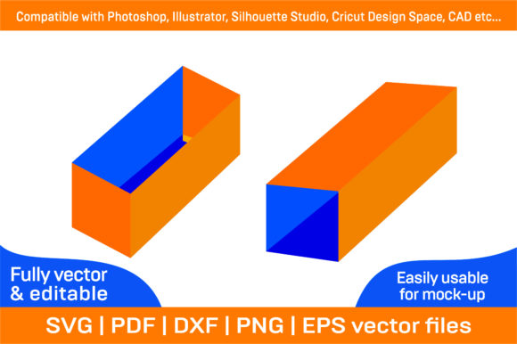Slipcase Chocolate Box Dieline Template