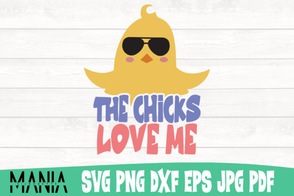 The Chicks Love Me SVG Design: A Versatile Graphic Template for Modern Branding