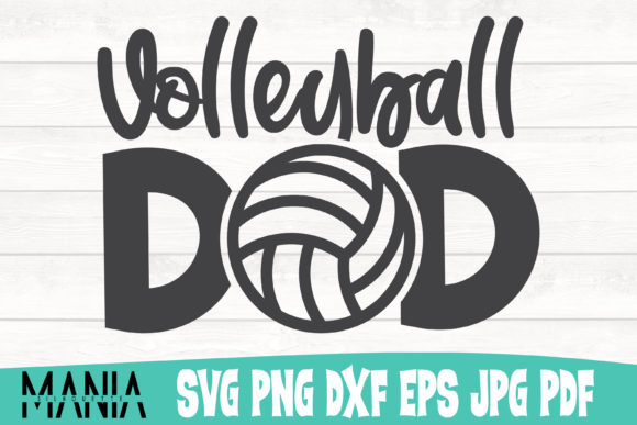 Volleyball Dad Graphic Templates: A Versatile SVG Design for Modern Creative Projects