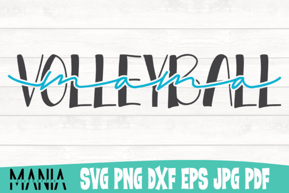 Volleyball Mama SVG Design: A Must-Have Graphic Template for Handmade Creations